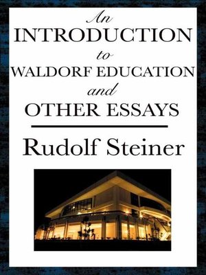 cover image of An Introduction to Waldorf Education and Other Essays